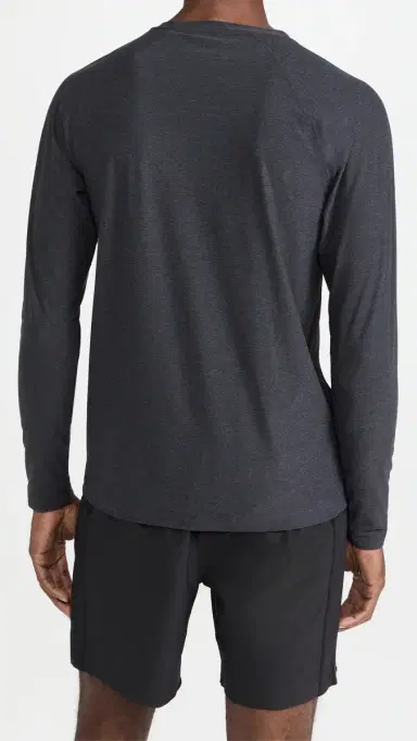 Rhone Reign Long Sleeve Tee Black Heather | Thumbnail 3 Rhone Reign Long Sleeve Tee Black Heather | Thumbnail 3