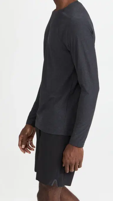 Rhone Reign Long Sleeve Tee Black Heather | Thumbnail 4 Rhone Reign Long Sleeve Tee Black Heather | Thumbnail 4