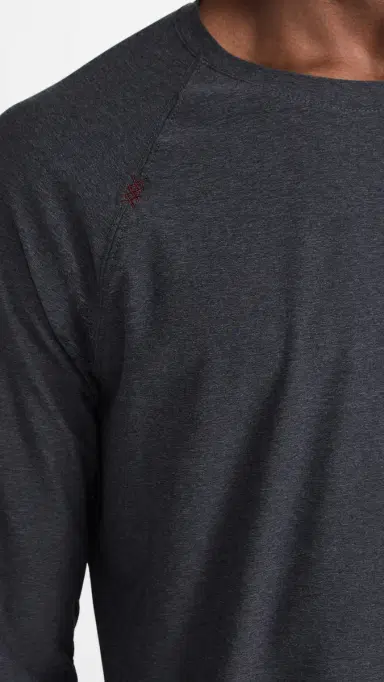 Rhone Reign Long Sleeve Tee Black Heather | Thumbnail 6 Rhone Reign Long Sleeve Tee Black Heather | Thumbnail 6