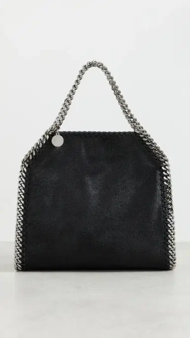 Stella McCartney Falabella Mini Tote Bag Black One Size | Thumbnail 2 Stella McCartney Falabella Mini Tote Bag Black One Size | Thumbnail 2