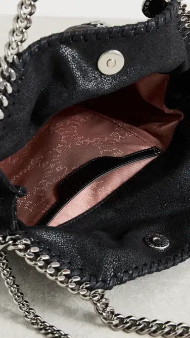 Stella McCartney Falabella Mini Tote Bag Black One Size | Thumbnail 6 Stella McCartney Falabella Mini Tote Bag Black One Size | Thumbnail 6