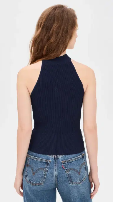 DL1961 ock Neck Instasculpt Top Bright Navy | Thumbnail 3 DL1961 ock Neck Instasculpt Top Bright Navy | Thumbnail 3