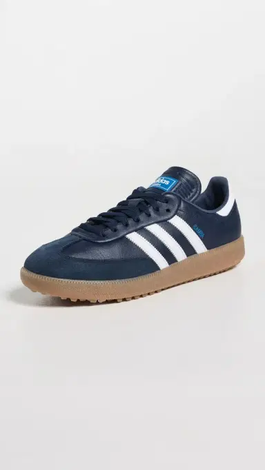Adidas Golf Samba Spikeless Golf Shoes Night Indigo/White/Bluebird 8 | Thumbnail 2 Adidas Golf Samba Spikeless Golf Shoes Night Indigo/White/Bluebird 8 | Thumbnail 2