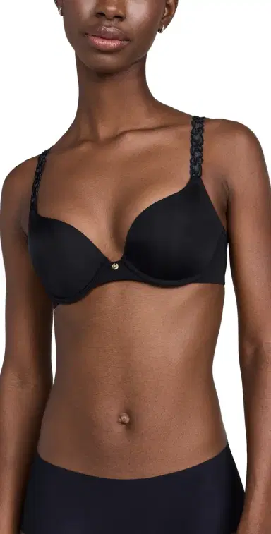 Natori Pure Luxe Push-Up Underwire Bra Black Combo 32C | Thumbnail 1 Natori Pure Luxe Push-Up Underwire Bra Black Combo 32C | Thumbnail 1
