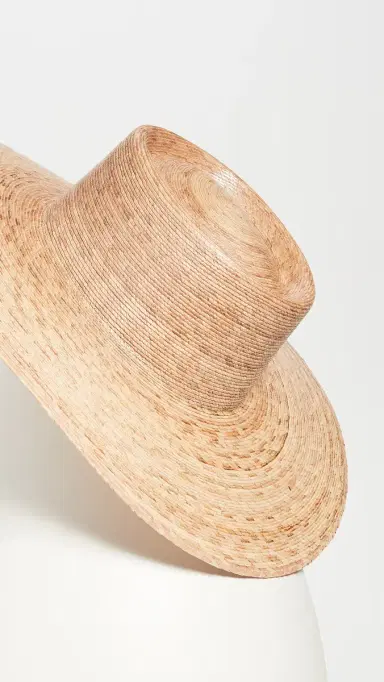 Lack of color Palma Wide Straw Boater Hat Natural S/M | Thumbnail 4 Lack of color Palma Wide Straw Boater Hat Natural S/M | Thumbnail 4