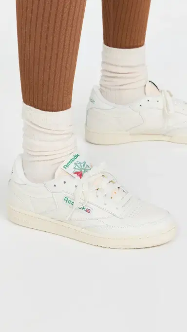 REEBOK Club C 85 Vintage Unisex Sneakers Chalk/Alabas/Glegrn | Thumbnail 3 REEBOK Club C 85 Vintage Unisex Sneakers Chalk/Alabas/Glegrn | Thumbnail 3