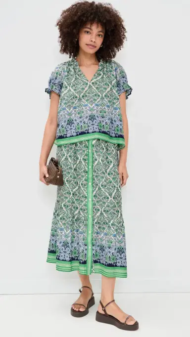 XÍRENA Taryn Skirt Blue int | Thumbnail 5 XÍRENA Taryn Skirt Blue int | Thumbnail 5
