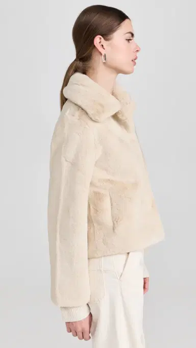 Apparis Elis Faux Fur Short Coat atte | Thumbnail 4 Apparis Elis Faux Fur Short Coat atte | Thumbnail 4