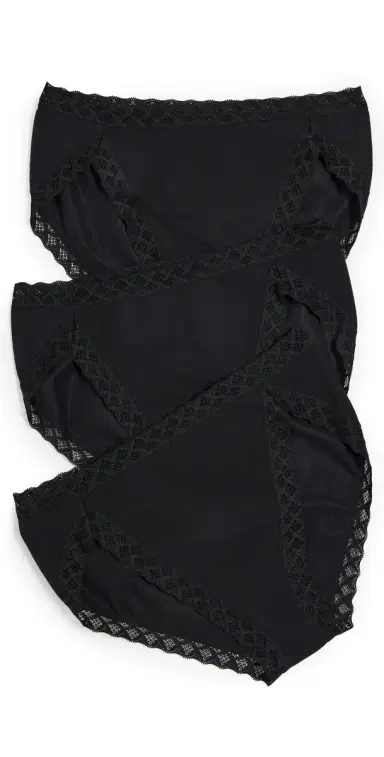 Natori Bliss French Cut 3 Pack Black M | Thumbnail 1 Natori Bliss French Cut 3 Pack Black M | Thumbnail 1