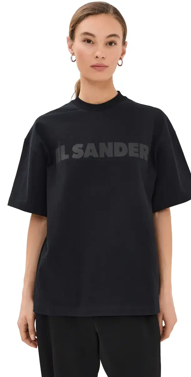 Crew Neck hort leeve Tee Black Crew Neck hort leeve Tee Black
