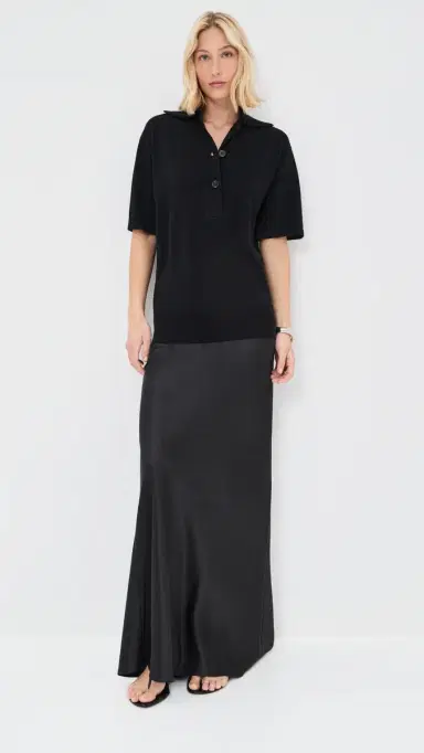 Christopher Esber Monument Polo Tee Dress Black | Thumbnail 2 Christopher Esber Monument Polo Tee Dress Black | Thumbnail 2