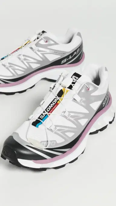 Salomon XT-6 Sneakers White/Black/Dusky Orchid | Thumbnail 4 Salomon XT-6 Sneakers White/Black/Dusky Orchid | Thumbnail 4