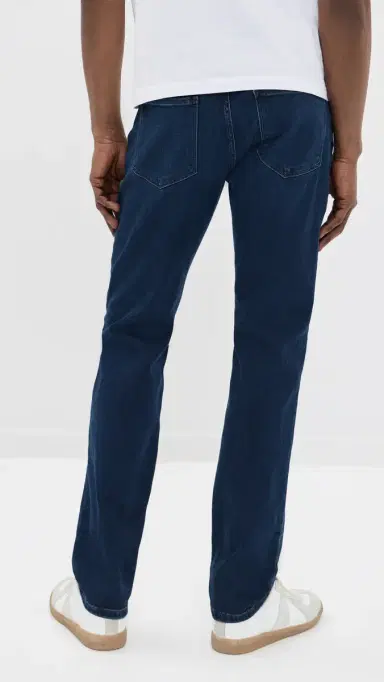PAIGE Normandie Transcend Vintage Straight Jeans Jenkins | Thumbnail 3 PAIGE Normandie Transcend Vintage Straight Jeans Jenkins | Thumbnail 3