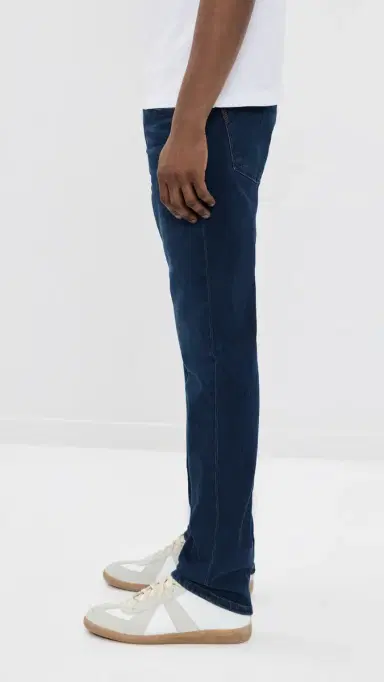 PAIGE Normandie Transcend Vintage Straight Jeans Jenkins | Thumbnail 4 PAIGE Normandie Transcend Vintage Straight Jeans Jenkins | Thumbnail 4