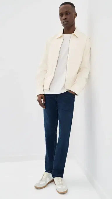 PAIGE Normandie Transcend Vintage Straight Jeans Jenkins | Thumbnail 5 PAIGE Normandie Transcend Vintage Straight Jeans Jenkins | Thumbnail 5