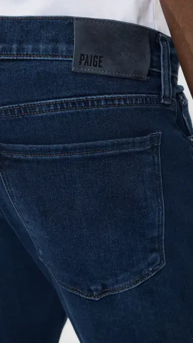PAIGE Normandie Transcend Vintage Straight Jeans Jenkins | Thumbnail 6 PAIGE Normandie Transcend Vintage Straight Jeans Jenkins | Thumbnail 6