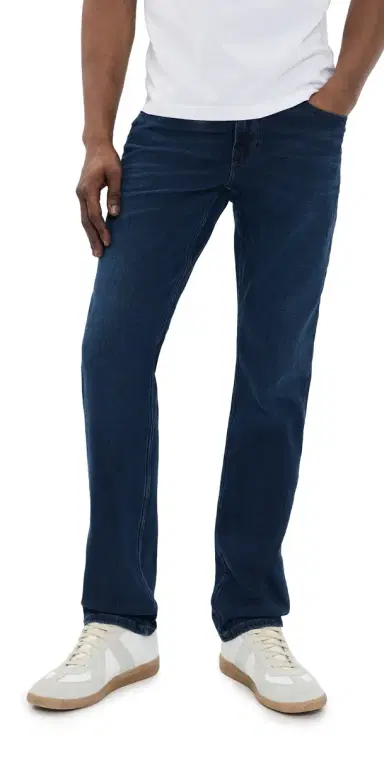 PAIGE Normandie Transcend Vintage Straight Jeans Jenkins | Thumbnail 1 PAIGE Normandie Transcend Vintage Straight Jeans Jenkins | Thumbnail 1