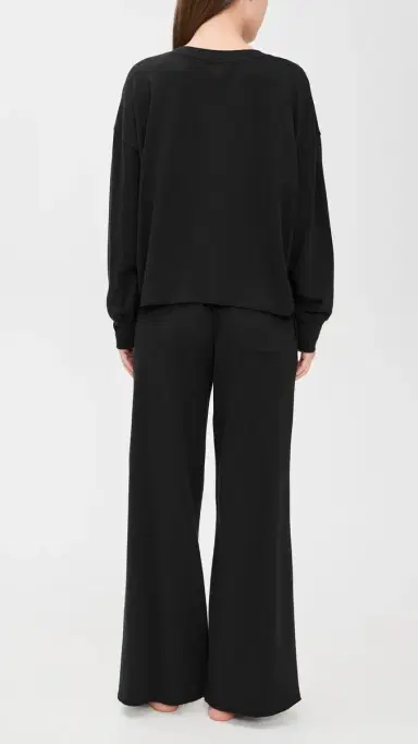 Polo Ralph Lauren Crew Neck Wide Leg Pants Set | Thumbnail 3 Polo Ralph Lauren Crew Neck Wide Leg Pants Set | Thumbnail 3