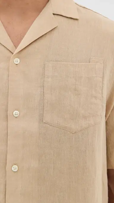 Frescobol Carioca Angelo Linen Shirt and Dune | Thumbnail 6 Frescobol Carioca Angelo Linen Shirt and Dune | Thumbnail 6