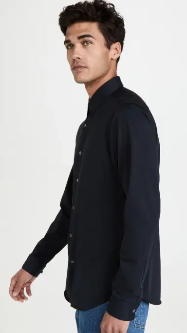 Theory ylvain tructure Knit Shirt Eclipse | Thumbnail 4 Theory ylvain tructure Knit Shirt Eclipse | Thumbnail 4