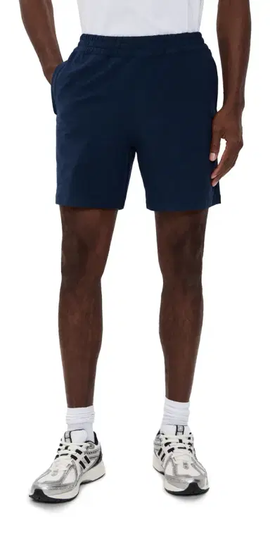 Beyond Yoga pacedye Unlimited Mens Shorts 6 Nocturnal Navy | Thumbnail 1 Beyond Yoga pacedye Unlimited Mens Shorts 6 Nocturnal Navy | Thumbnail 1