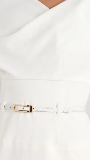 Black Halo 3/4 Sleeve Jackie O Dress Winter White | Thumbnail 6 Black Halo 3/4 Sleeve Jackie O Dress Winter White | Thumbnail 6