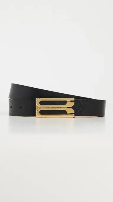 Victoria Beckham Regular Frame Belt Black 80 | Thumbnail 2 Victoria Beckham Regular Frame Belt Black 80 | Thumbnail 2