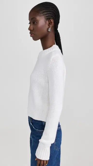 La Ligne Solid Mini arin Sweater Cream | Thumbnail 4 La Ligne Solid Mini arin Sweater Cream | Thumbnail 4