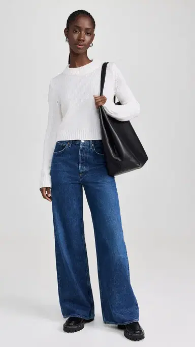 La Ligne Solid Mini arin Sweater Cream | Thumbnail 5 La Ligne Solid Mini arin Sweater Cream | Thumbnail 5