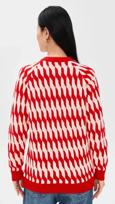 Dress To Colorful Knit Sweater Colorful | Thumbnail 3 Dress To Colorful Knit Sweater Colorful | Thumbnail 3