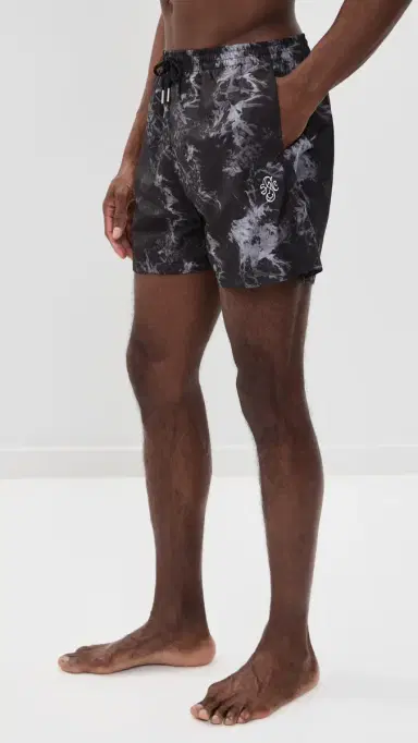 STOCKHOLM SURFBOARD CLUB Ingo Swim Shorts 4 Acid Black | Thumbnail 4 STOCKHOLM SURFBOARD CLUB Ingo Swim Shorts 4 Acid Black | Thumbnail 4