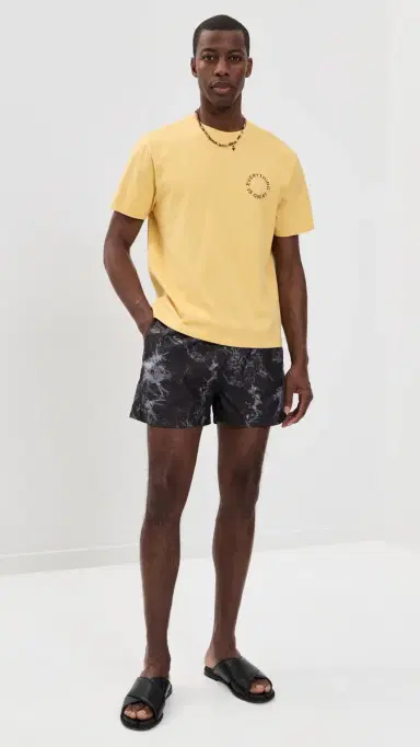 STOCKHOLM SURFBOARD CLUB Ingo Swim Shorts 4 Acid Black | Thumbnail 5 STOCKHOLM SURFBOARD CLUB Ingo Swim Shorts 4 Acid Black | Thumbnail 5