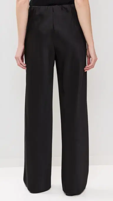 Vince Colette High Waist Fluid atin Bias Pant Black | Thumbnail 3 Vince Colette High Waist Fluid atin Bias Pant Black | Thumbnail 3