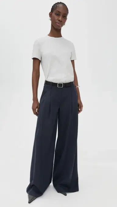 Madewell The Perfect Crewneck Tee in Allday Jersey Heather late | Thumbnail 5 Madewell The Perfect Crewneck Tee in Allday Jersey Heather late | Thumbnail 5