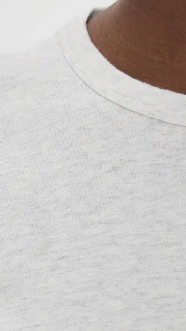 Madewell The Perfect Crewneck Tee in Allday Jersey Heather late | Thumbnail 6 Madewell The Perfect Crewneck Tee in Allday Jersey Heather late | Thumbnail 6