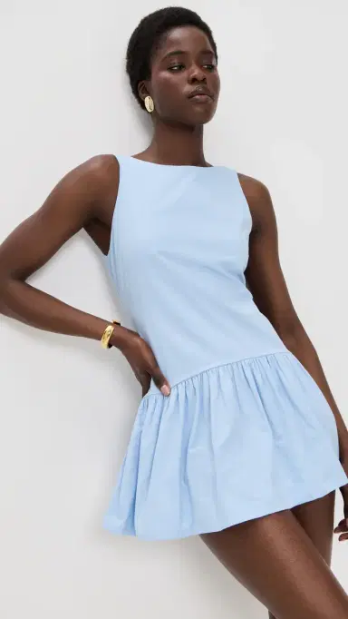 Peixoto Addison Mini Dress Cloud Blue | Thumbnail 2 Peixoto Addison Mini Dress Cloud Blue | Thumbnail 2