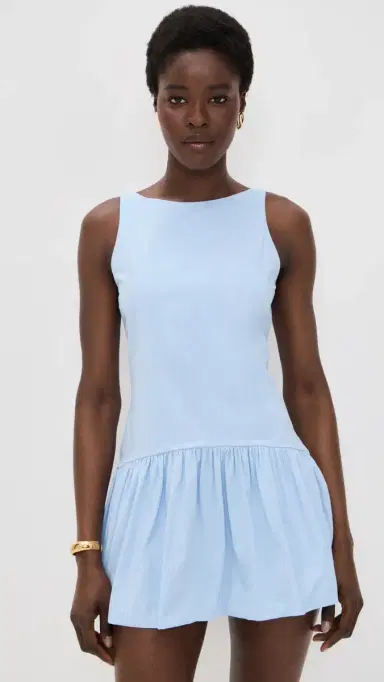 Peixoto Addison Mini Dress Cloud Blue | Thumbnail 3 Peixoto Addison Mini Dress Cloud Blue | Thumbnail 3