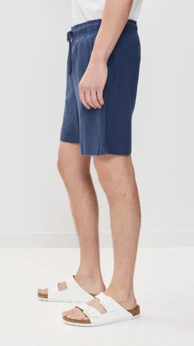 Onia Classic Pull On Linen Shorts 6 Vintage Indigo | Thumbnail 4 Onia Classic Pull On Linen Shorts 6 Vintage Indigo | Thumbnail 4