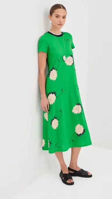La DoubleJ Sporty Swing Dress Derby Green S | Thumbnail 2 La DoubleJ Sporty Swing Dress Derby Green S | Thumbnail 2