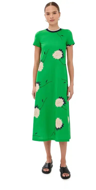 La DoubleJ Sporty Swing Dress Derby Green S | Thumbnail 1 La DoubleJ Sporty Swing Dress Derby Green S | Thumbnail 1