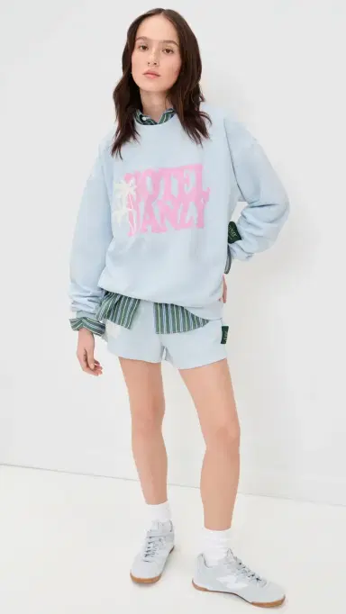 DANZY Crew Sweatshirt Blue | Thumbnail 5 DANZY Crew Sweatshirt Blue | Thumbnail 5