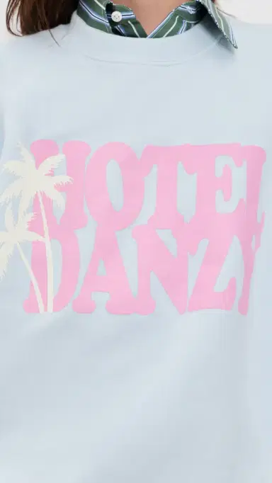 DANZY Crew Sweatshirt Blue | Thumbnail 6 DANZY Crew Sweatshirt Blue | Thumbnail 6