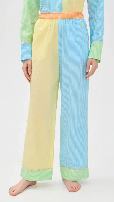 Polo Ralph Lauren Mixed Seersucker Pajama Set | Thumbnail 5 Polo Ralph Lauren Mixed Seersucker Pajama Set | Thumbnail 5