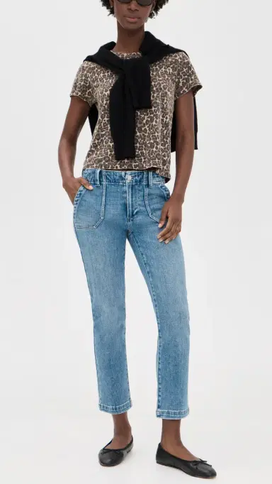 PAIGE Mayslie Straight Ankle Jeans | Thumbnail 5 PAIGE Mayslie Straight Ankle Jeans | Thumbnail 5