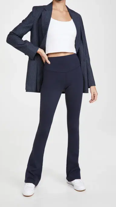 Splits59 Raquel High Waist Supplex Flared Full Leggings | Thumbnail 5 Splits59 Raquel High Waist Supplex Flared Full Leggings | Thumbnail 5
