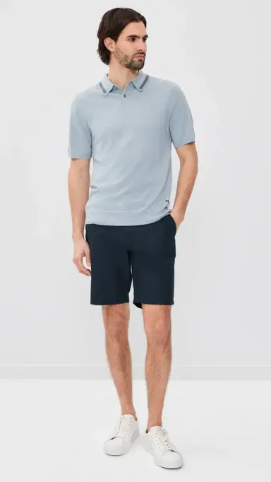 PS Paul Smith Twill Shorts 9 Very Dark Navy | Thumbnail 5 PS Paul Smith Twill Shorts 9 Very Dark Navy | Thumbnail 5