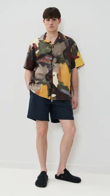 Barbour taple Logo wim Shorts 7 Navy | Thumbnail 5 Barbour taple Logo wim Shorts 7 Navy | Thumbnail 5