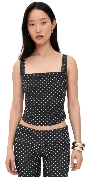 MIAOU Luna Top Black Small Dot S | Thumbnail 1 MIAOU Luna Top Black Small Dot S | Thumbnail 1