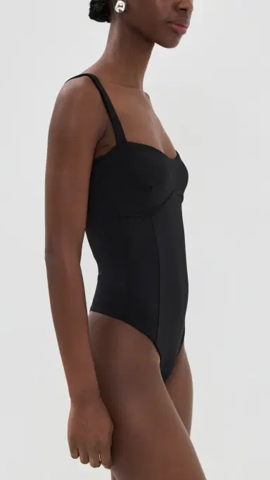 Good American Sweetheart Sculpting Tank Thong Bodysuit Black001 | Thumbnail 4 Good American Sweetheart Sculpting Tank Thong Bodysuit Black001 | Thumbnail 4