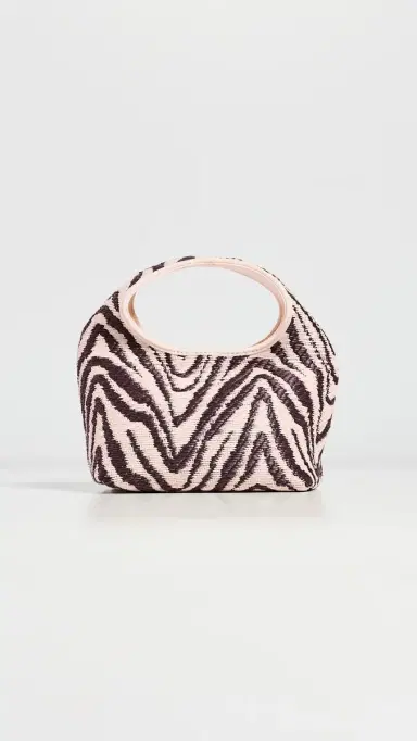 Loeffler Randall Kenzie Mini Bucket Clutch Vintage Zebra One Size | Thumbnail 2 Loeffler Randall Kenzie Mini Bucket Clutch Vintage Zebra One Size | Thumbnail 2